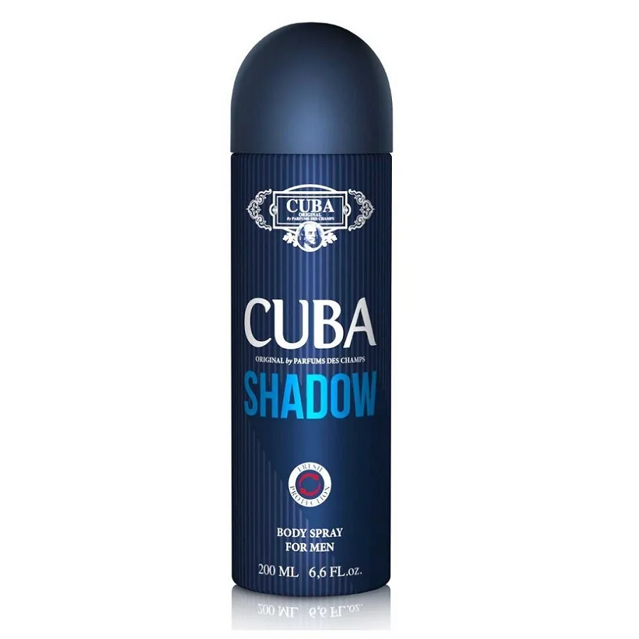 C CUBA SHADOW BODY SPRAY 200ML. (CHANEL BLEU)
