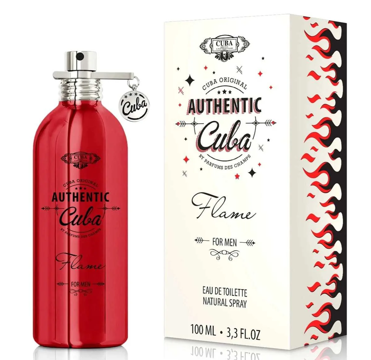 C CUBA AUTHENTIC FLAME 100ML. EDT (JPG LE BEAU)