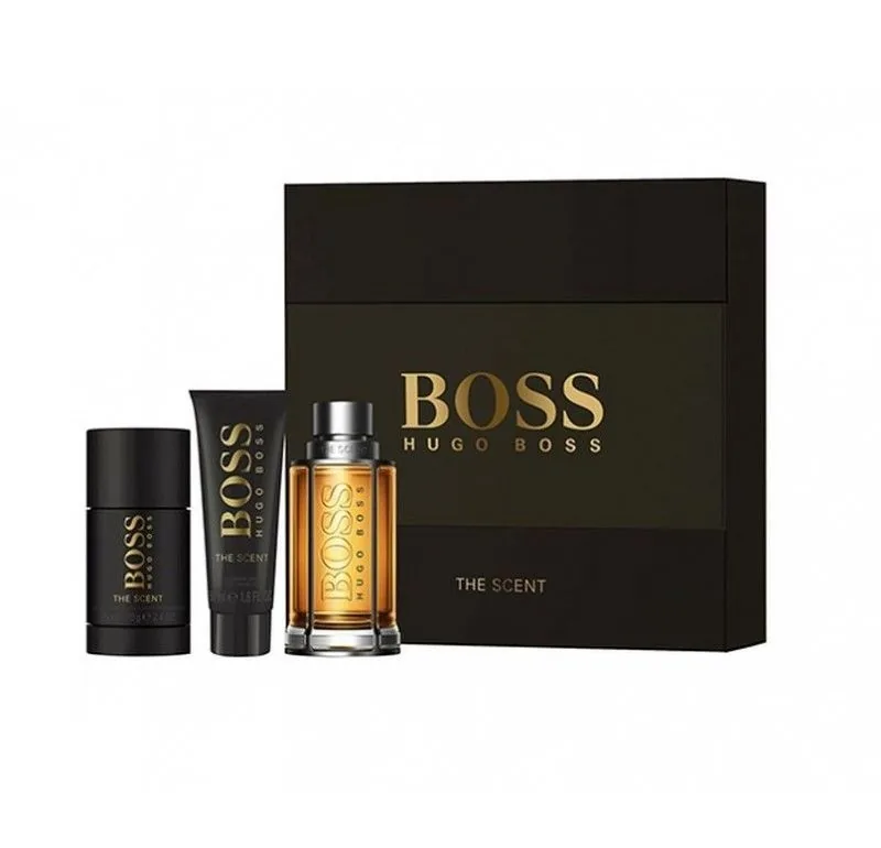 SET C HUGO B. THE SCENT 100ML. EDT+GEL+DESODORANTE